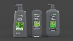 Dove Body Wash 3D