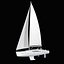 beneteau oceanis 50 yacht 3d model
