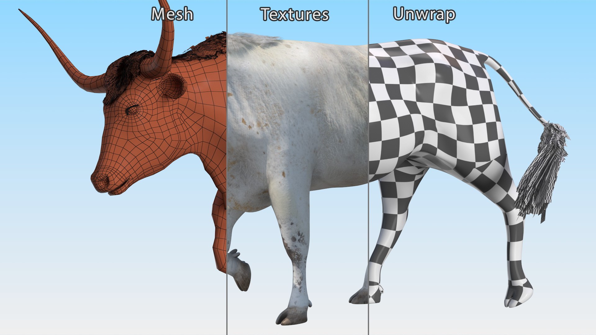 3D model White Texas Longhorn Bull Walking Pose https://p.turbosquid.com/ts-thumb/0g/cMbKup/Q6/whitetexaslonghornbullwalkingposec4dmodel016/jpg/1706618455/1920x1080/fit_q87/5a469f56e479fe3eb327240c548a8e39d26a84ca/whitetexaslonghornbullwalkingposec4dmodel016.jpg