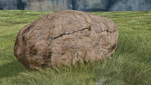 3D Rock ultra realiste model