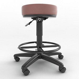 3d model ergonomic stool height adjustment