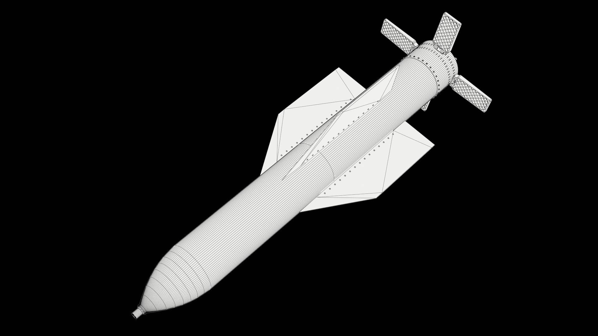 GBU-57 Bunker Buster Bomb - Boeing 3D Model - TurboSquid 2422853