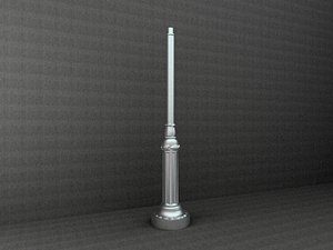 antique street lamp 3d 3ds