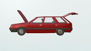3D model Renault 21 Nevada Lowpoly