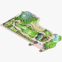 Low poly zoo