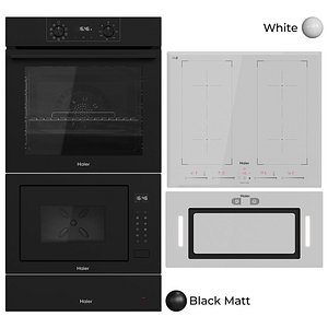 3D Haier kitchen appliances 01