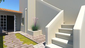 Small interior garden 3D model