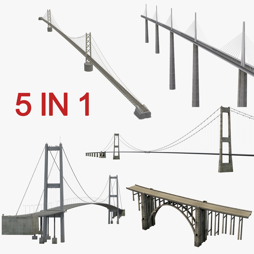 Bridges Collection 2 3D model preview