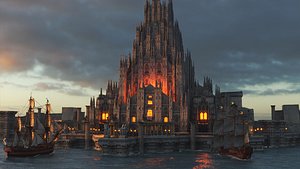 Gothic port 3D