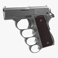 Auto Pistol Brass Knuckles
