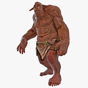 cave troll rigged 3d max