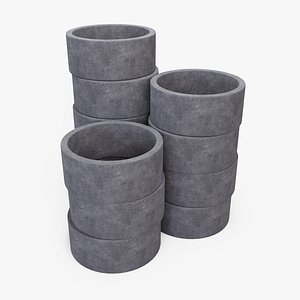 Stack of Concrete Rings