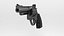 Modello 3D della pistola revolver