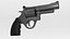Modello 3D della pistola revolver