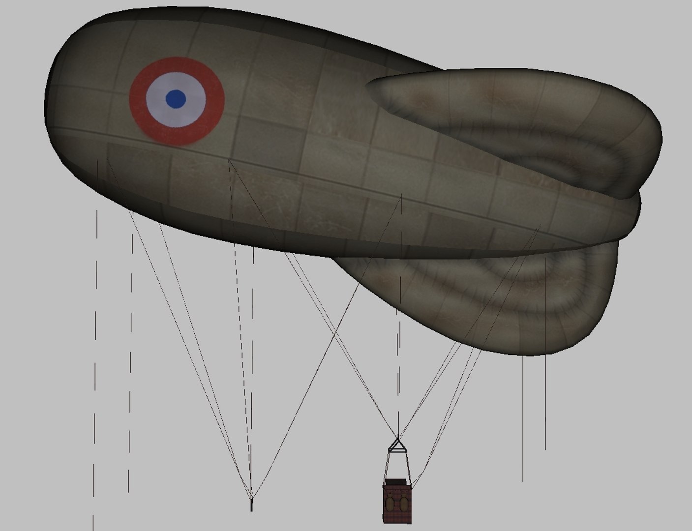 Allied Observation Balloon Model - TurboSquid 1209138