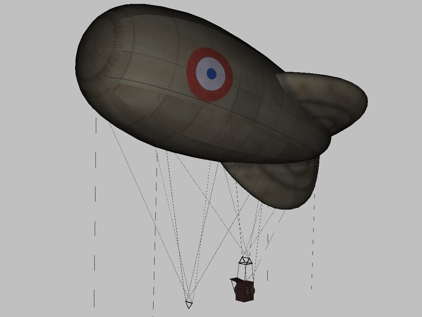 Allied Observation Balloon Model - TurboSquid 1209138