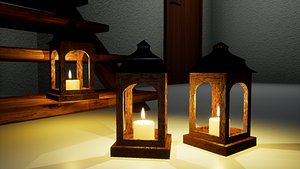 furniture norvedem wooden lamp 3D model