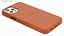 Funda de piel para iPhone 12 con sillín MagSafe marrón