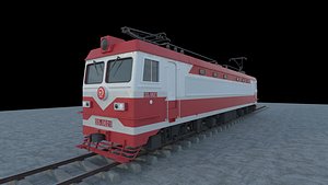 3D model SS3 Shaoshan 3 Chinese Electric Train Locomotive