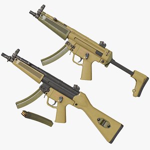 Two Machine Guns15 Sandal Single Mat All PBR Unity UE Textures