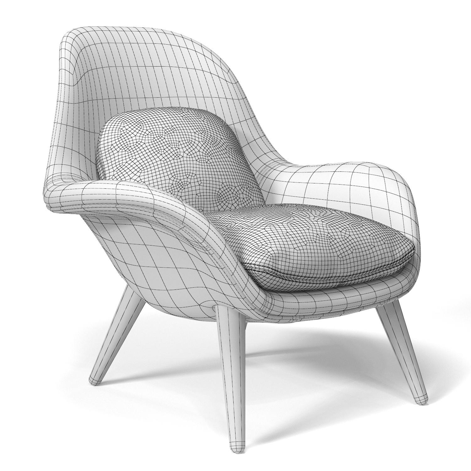 fredericia swoon 3d max