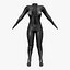 Catsuit aperta con zip frontale