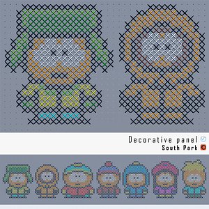 3D model south park