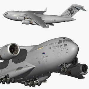 3D C17 Globemaster RAAF model