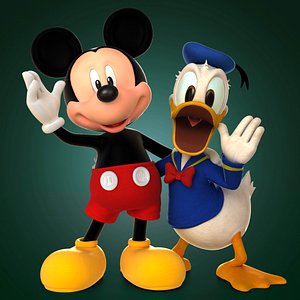 mickey and Donald