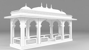 Trident Hotel Canopy 3D model