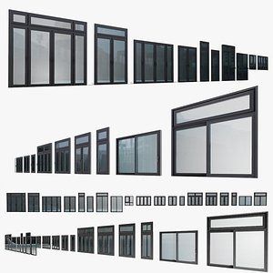 Unreal Model - Doors and Windows Collection Vol01 3D model