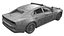 3D model Dodge Charger Daytona Sedan Police 2025