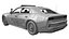 3D model Dodge Charger Daytona Sedan Police 2025