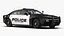 3D model Dodge Charger Daytona Sedan Police 2025
