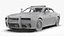 3D model Dodge Charger Daytona Sedan Police 2025