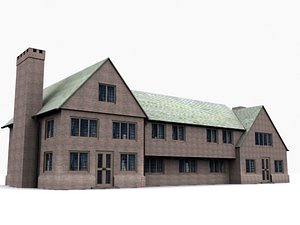 3ds max country mansion