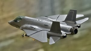 Custom Fighter Jet - Fully Rigged - Changable Decal and Text