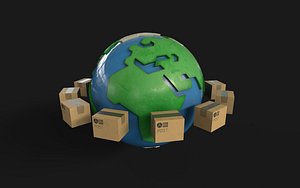 Postal Service Logo 3D model