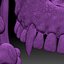 Skull monster bas-relief STL file for CNC or 3D printing