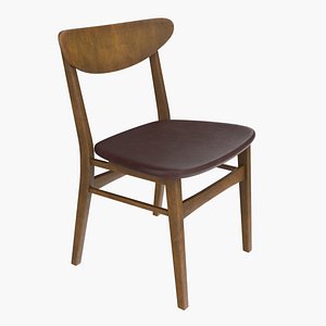 Leather Wooden Chair