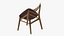 3D Leather Wooden Chair