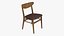 3D Leather Wooden Chair