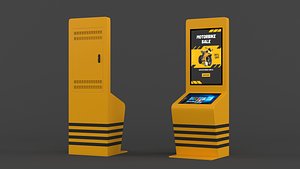 Electronic Kiosk 3D