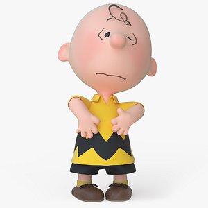 3D model Charlie Brown Pain Pose