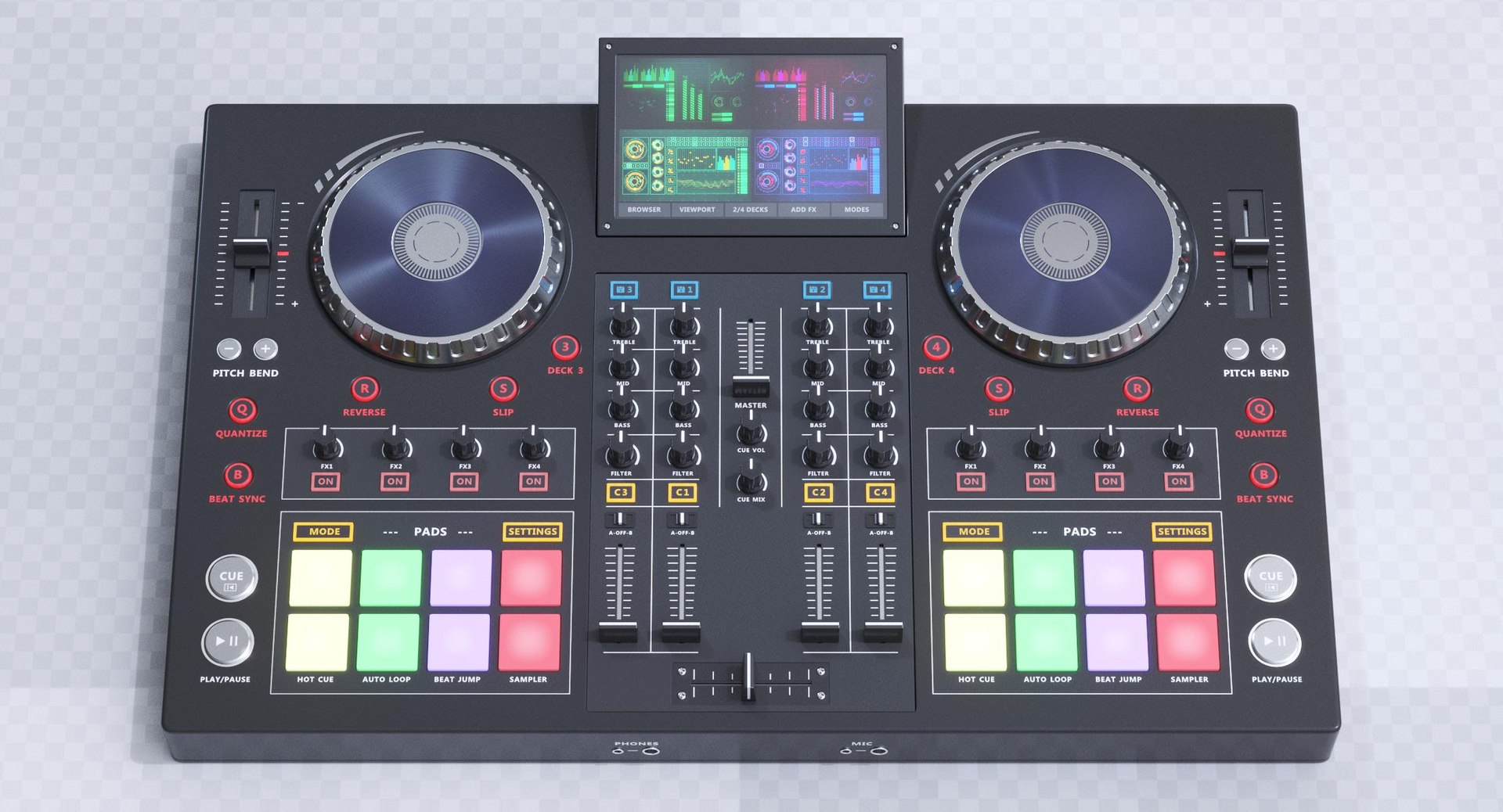 Dj Set Model - TurboSquid 1346661