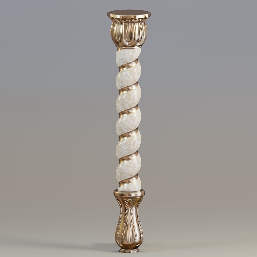 Column Architecture Structure 3D Model - TurboSquid 1667159