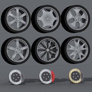 giovanna wheels 3d model