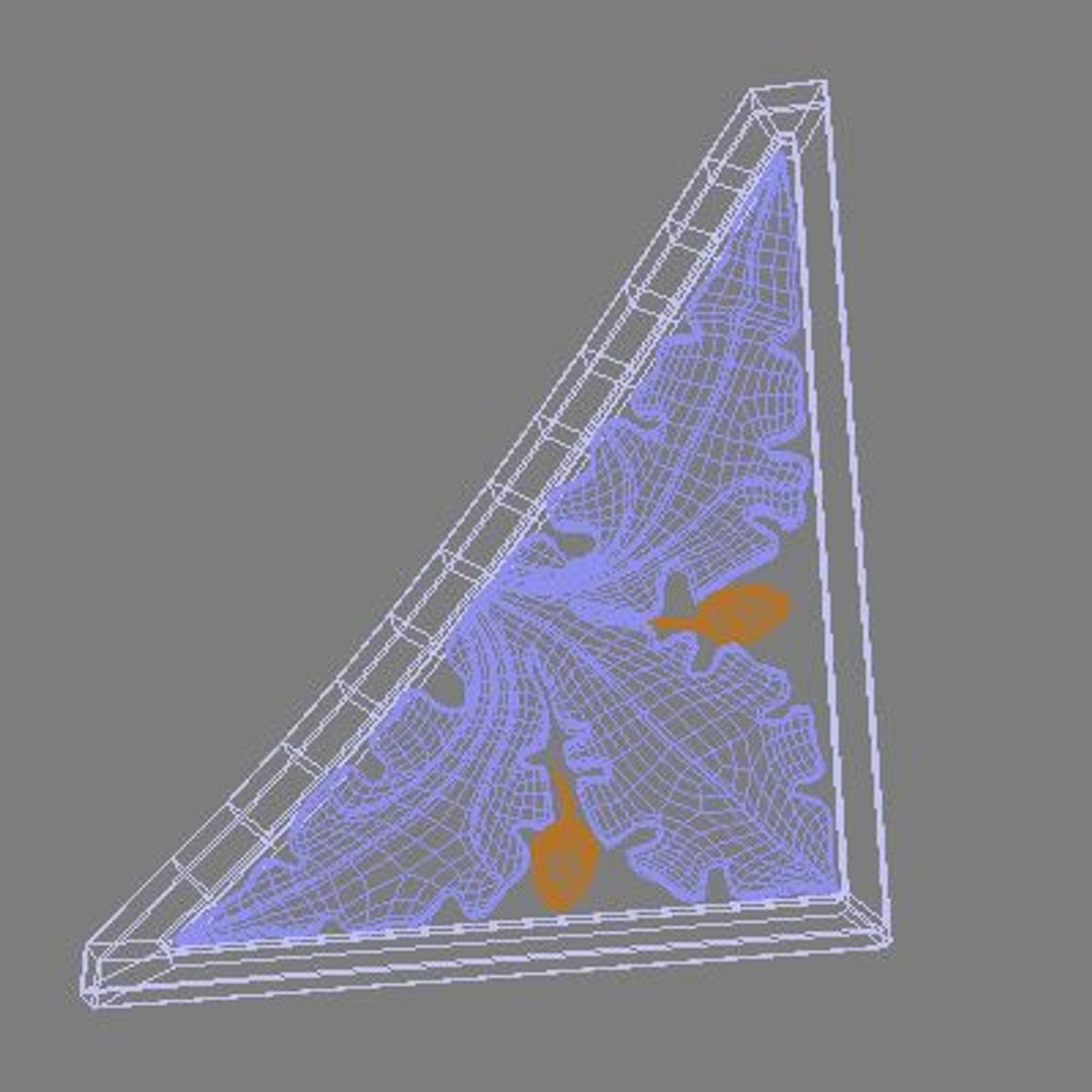 Spandrel Wooden 3d Model
