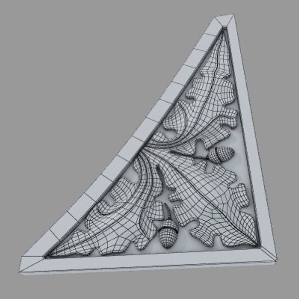 spandrel wooden 3d model