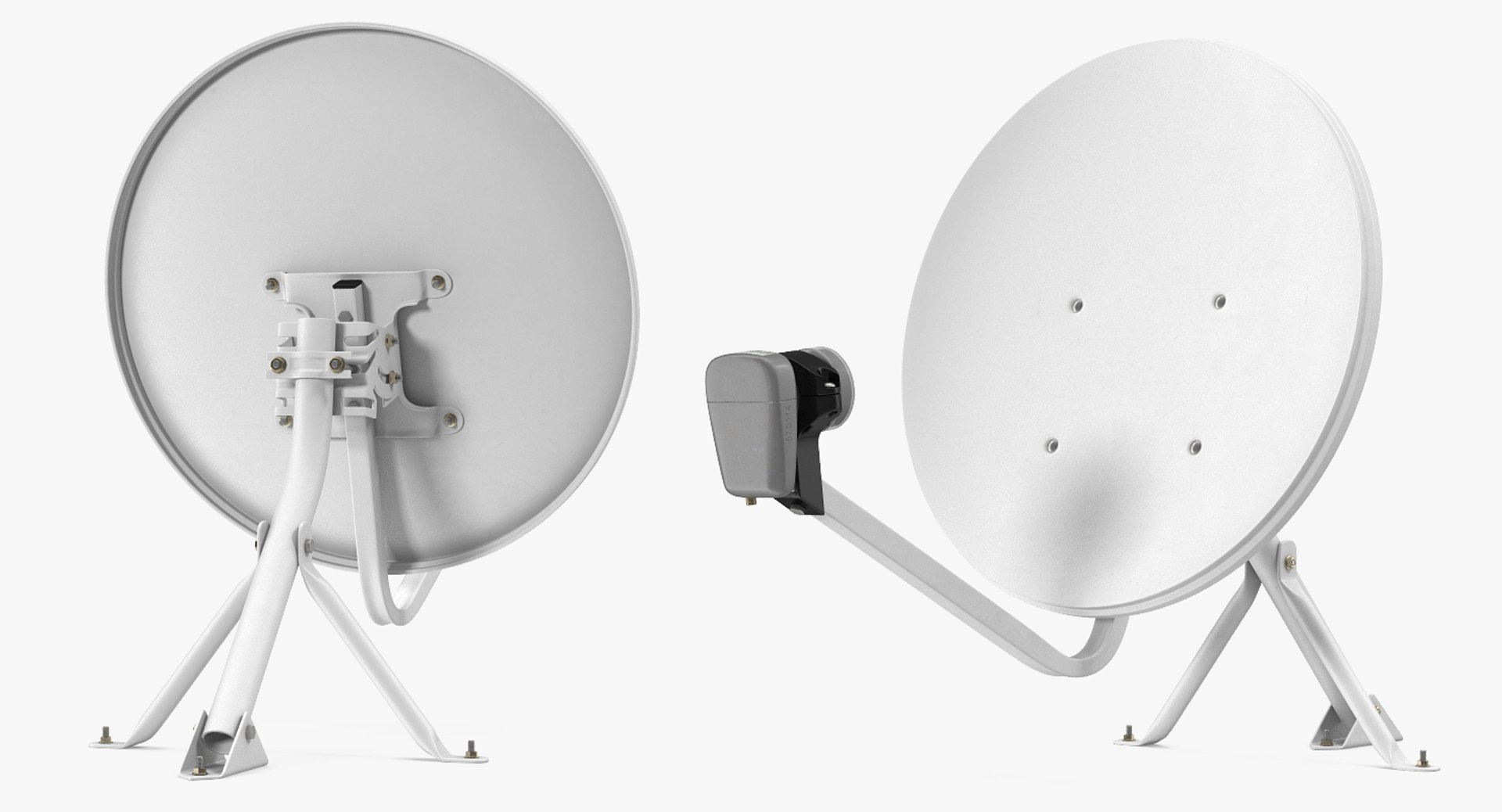 3D home satellite dish TurboSquid 1211581